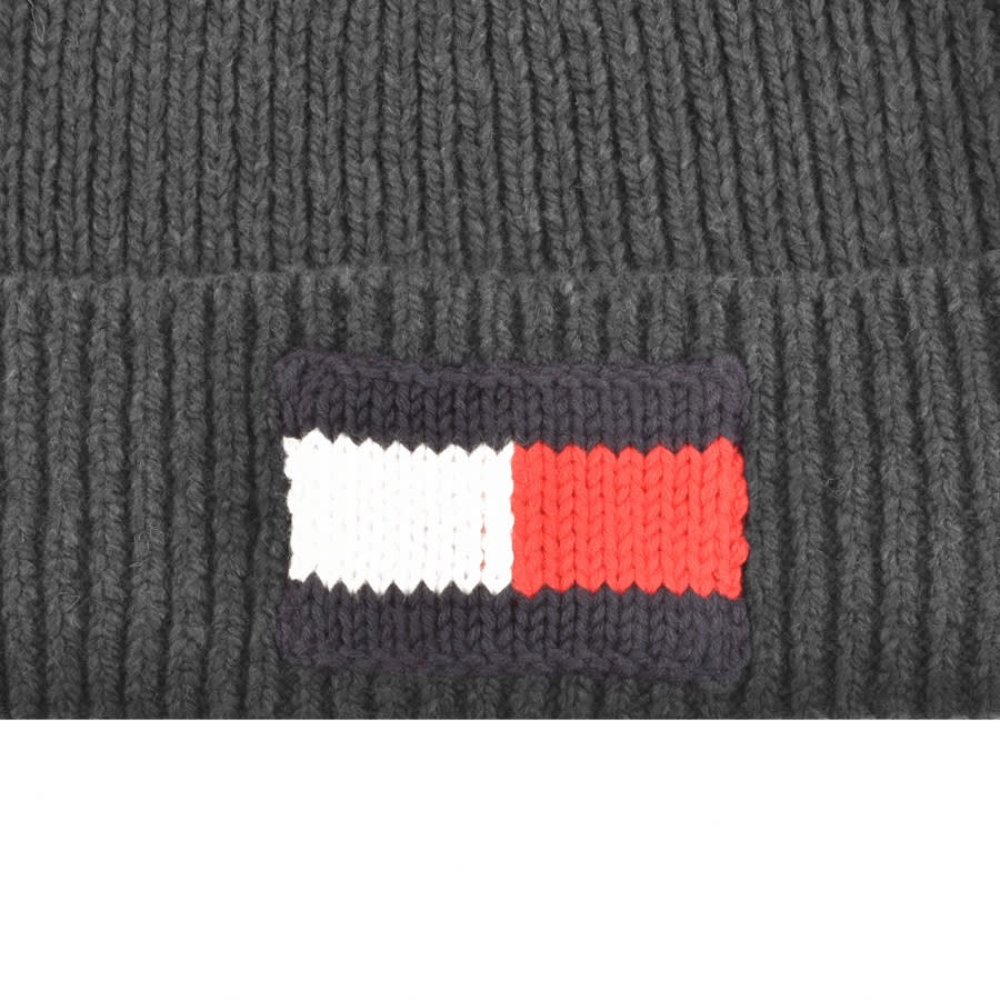 Alternative Image for ProductTommy Hilfiger Big Flag Beanie Hat In Grey3